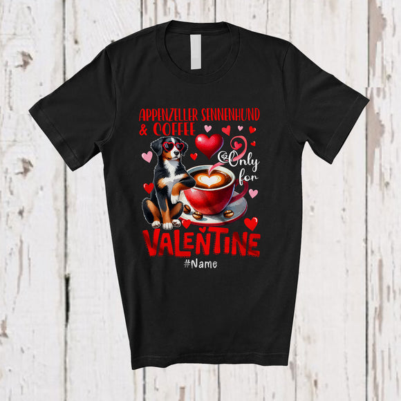 MacnyStore - Personalized Appenzeller Sennenhund Coffee For Valentine; Lovely Custom Name Single; Animal T-Shirt