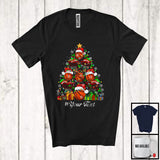 MacnyStore - Personalized Basketball Equipment Christmas Tree; Merry X-mas Custom Text Sport Player T-Shirt