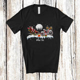 MacnyStore - Personalized Bicycle Sledding Santa Sleigh; Amusing Christmas Sweater Custom Name Bicycle Rider T-Shirt