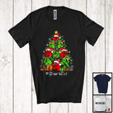 MacnyStore - Personalized Boxing Equipment Christmas Tree; Merry X-mas Custom Text Sport Player T-Shirt