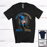 MacnyStore - Personalized Brother's Keepers, Lovely Father's Day Fishing Gnome, Custom 2 Name Family T-Shirt