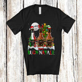 MacnyStore - Personalized Buon Natale; Joyful Christmas Custom Name Italian Scotch of Glasses; Drunker Drinking T-Shirt