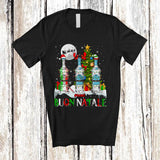 MacnyStore - Personalized Buon Natale; Joyful Christmas Custom Name Italian Vodka of Glasses; Drunker Drinking T-Shirt