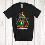 MacnyStore - Personalized Buon Natale; Joyful Christmas Tree Custom Name Italian Flag; Food Lover Family T-Shirt