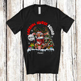 MacnyStore - Personalized Cardiac Nurse Squad; Wonderful Christmas Tree Reindeer; Custom Name Nurse Group T-Shirt