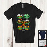 MacnyStore - Personalized Cheeseburger Collection; Creepy Halloween Custom Name Pumpkin; Fast Food T-Shirt