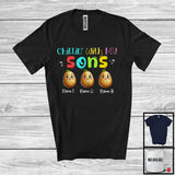 MacnyStore - Personalized Chillin' With My Son; Lovely Three Potato Custom Name; Vegetables Lover T-Shirt