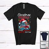 MacnyStore - Personalized Christmas Cruise Memories Together; Lovely Plaid Cruise Ship Santa; Family T-Shirt