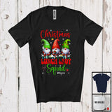 MacnyStore - Personalized Christmas Lunch Lady Squad; Fantastic X-mas Lights Three Gnomes; Proud Jobs T-Shirt