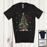 MacnyStore - Personalized Christmas Tree Trout Fish; Amazing X-mas Fish Fishing Lover; Custom Name Fisher Group T-Shirt