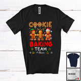 MacnyStore - Personalized Cookie Baking Team; Merry Christmas Gingerbread; Custom Name Baker Family T-Shirt