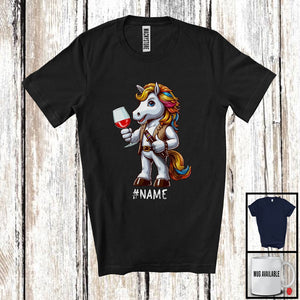 MacnyStore - Personalized Custom German Unicorn Drinking Wine; Joyful Festival Oktoberfest; Drunker Team T-Shirt