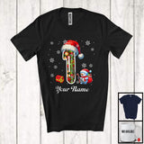 MacnyStore - Personalized Custom Name 1st Birthday; Awesome Christmas Santa; Family X-mas Group T-Shirt