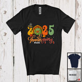 MacnyStore - Personalized Custom Name 2025 Thanksgiving; Lovely Watermelon Turkey Fruit Vegan; Family Group T-Shirt