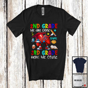 MacnyStore - Personalized Custom Name 2nd Grade We Are Done 3rd Grade, Cute Last First Day Of School Gamer T-Shirt