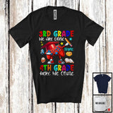 MacnyStore - Personalized Custom Name 3rd Grade We Are Done 4th Grade, Cute Last First Day Of School Gamer T-Shirt