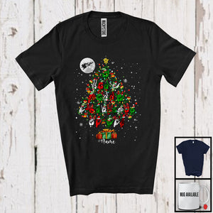 MacnyStore - Personalized Custom Name A Very Merry Christmas To You; Lovely X-mas Tree ASL Sign Language T-Shirt