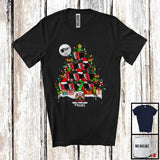 MacnyStore - Personalized Custom Name Accordion Christmas Tree; Lovely Gnome Musical Instruments Player T-Shirt