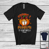 MacnyStore - Personalized Custom Name Adding 1 Pumpkin To Our Patch; Lovely Thanksgiving Leopard Pregnancy T-Shirt