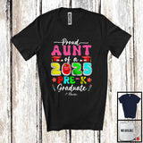 MacnyStore - Personalized Custom Name Aunt Of A 2025 Pre-K Graduate; Amusing Mother's Day Graduation T-Shirt