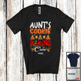 MacnyStore - Personalized Custom Name Aunt's Cookie Baking Crew; Fantastic Christmas Lights; Baker Family T-Shirt