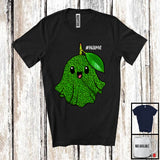 MacnyStore - Personalized Custom Name Avocado Ghost; Lovely Halloween Boo Ghost Avocado; Fruit Vegan T-Shirt