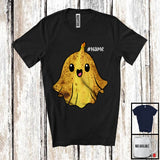 MacnyStore - Personalized Custom Name Banana Ghost; Lovely Halloween Boo Ghost Banana; Fruit Vegan T-Shirt