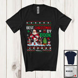 MacnyStore - Personalized Custom Name Best Christmas By Book; Fantastic Christmas Santa Reading Book T-Shirt