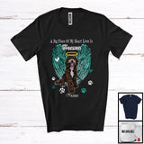 MacnyStore - Personalized Custom Name Big Piece Of Heart In Heaven, Lovely Memories Sproodle Lover T-Shirt