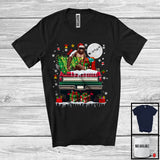 MacnyStore - Personalized Custom Name Bigfoot Taking X-mas Tree On Pickup Truck, Merry Christmas Santa Bigfoot T-Shirt