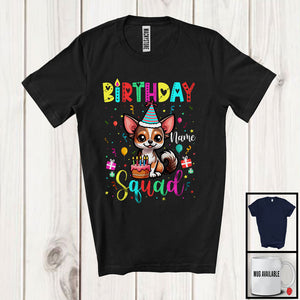 MacnyStore - Personalized Custom Name Birthday Squad; Lovely Chihuahua Owner Lover; Birthday Cake T-Shirt