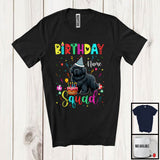 MacnyStore - Personalized Custom Name Birthday Squad; Lovely Newfoundland Owner Lover; Birthday Cake T-Shirt