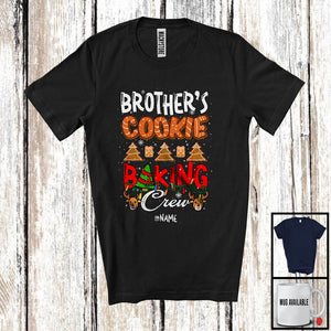 MacnyStore - Personalized Custom Name Brother's Cookie Baking Crew; Fantastic Christmas Lights; Baker Family T-Shirt