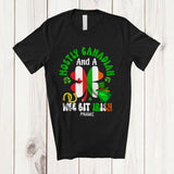 MacnyStore - Personalized Custom Name Canadian Wee Bit Irish; Joyful St. Patrick's Day Shamrock Flag; Family T-Shirt