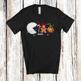 MacnyStore - Personalized Custom Name Candy Cane Gingerbread Cookies; Joyful Christmas Baking Baker T-Shirt