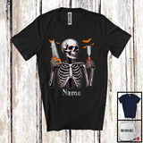 MacnyStore - Personalized Custom Name Carpenter Skeleton, Horror Halloween Costume Proud Careers Group T-Shirt