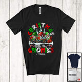 MacnyStore - Personalized Custom Name Christmas With My Gnomies; Wonderful Christmas Tree Three Gnomes T-Shirt