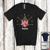 MacnyStore - Personalized Custom Name Cute Turkey Guitar Tail; Joyful Thanksgiving Guitarist Group T-Shirt