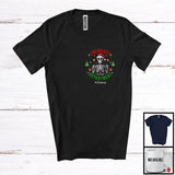 MacnyStore - Personalized Custom Name Emergency Department; Awesome Christmas Santa Skeleton; Nurse T-Shirt