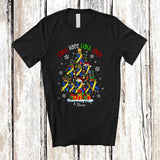 MacnyStore - Personalized Custom Name Faith Hope Fight Love; Amusing Christmas Tree Down Syndrome Ribbon T-Shirt