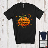 MacnyStore - Personalized Custom Name Father in Law Pumpkin; Awesome Thanksgiving Pumpkin; Fall Family T-Shirt