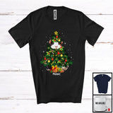 MacnyStore - Personalized Custom Name Guinea Pig Christmas Tree Cosplay; Joyful Guinea Pig Animal; Snowing T-Shirt