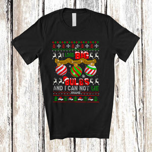 MacnyStore - Personalized Custom Name I Like Big Bulbs; Humorous Christmas Sweater Naughty Ornaments T-Shirt