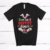 MacnyStore - Personalized Custom Name I'm The Dentist Bunny; Lovely Easter Eggs Hunting; Jobs T-Shirt