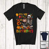 MacnyStore - Personalized Custom Name It's My 8th Birthday; Cheerful Thanksgiving Skeleton; Family T-Shirt