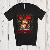 MacnyStore - Personalized Custom Name Kind Don't Make Me Come Down; Fantastic Christmas Sweater Jesus T-Shirt