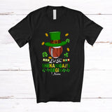 MacnyStore - Personalized Custom Name Let The Shenanigans Begin; Lovely St. Patrick's Day Leprechaun Football T-Shirt