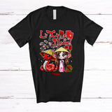 MacnyStore - Personalized Custom Name Li Xi Me Please; Joyful Lunar New Year Vietnamese Girl Snake T-Shirt