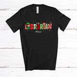 MacnyStore - Personalized Custom Name Librarian; Amusing Christmas Plaid Elf; Librarian Careers Jobs Squad T-Shirt