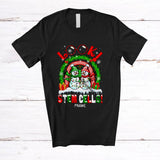 MacnyStore - Personalized Custom Name Look Stem Cell; Amusing Christmas Rainbow Couple Snowman T-Shirt